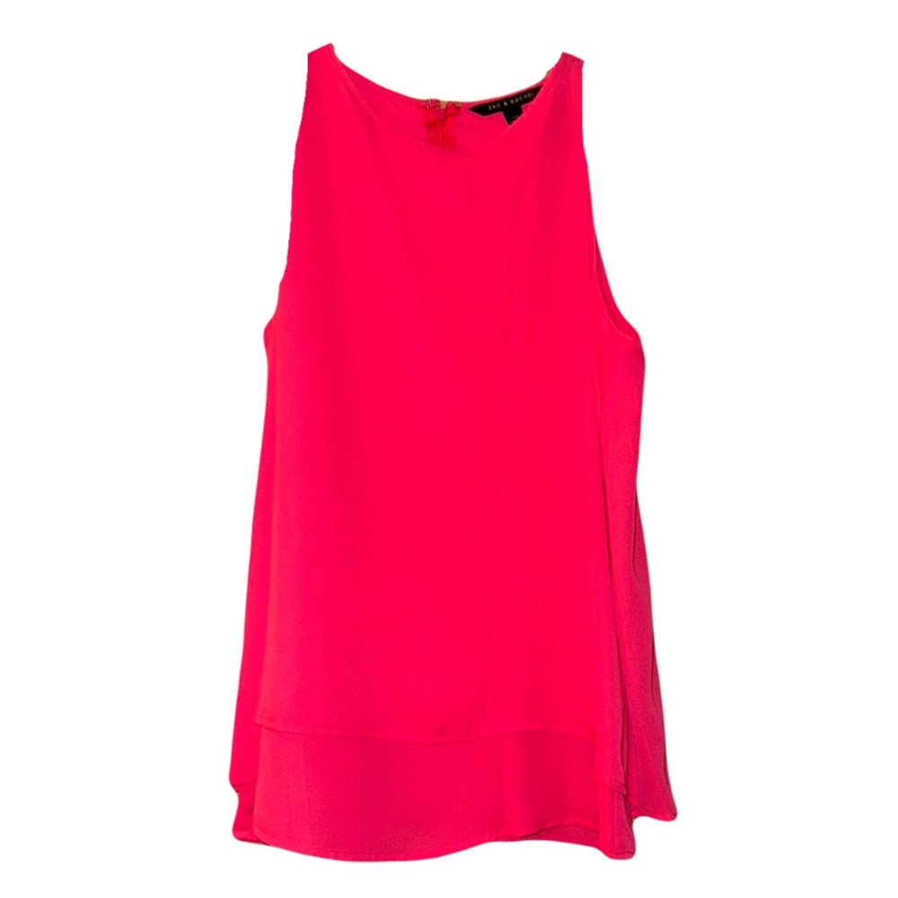 Bright Pink Layer Tank Top